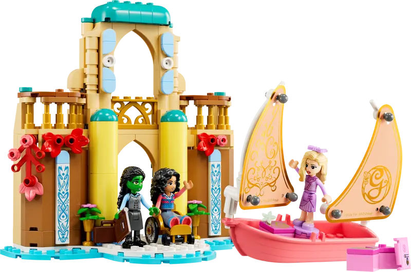 LEGO WICKED GLINDA, ELPHABA & NESSAROSE AT SHIZ UNIVERSITY