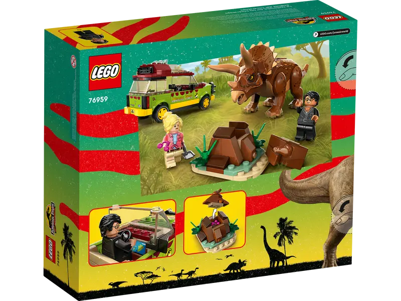 LEGO JURASSIC PARK TRICERATOPS RESEARCH