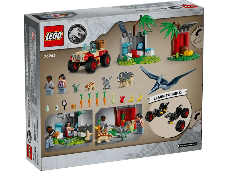 LEGO JURASSIC WORLD BABY DINO RESCUE CENTER