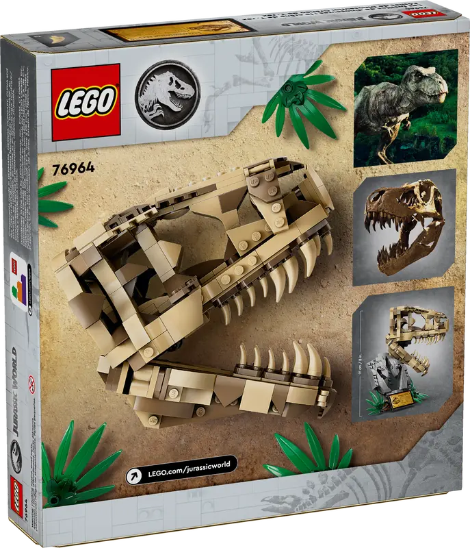 LEGO JURASSIC WORLD DINOSAUR FOSSILS: T-REX SKULL