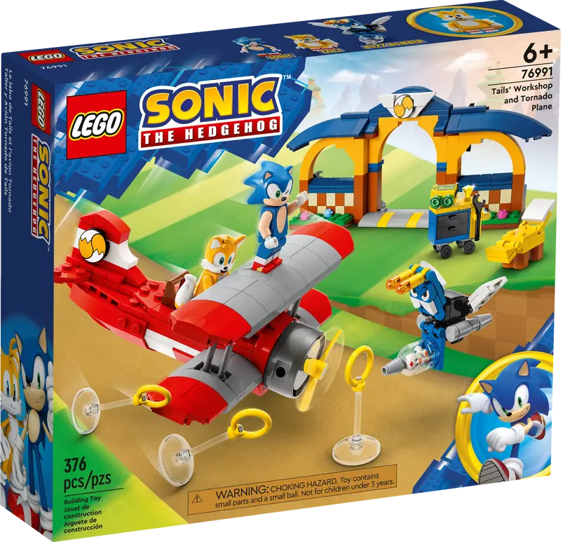 LEGO SONIC THE HEDGEHOG TAILS' WORKSHOP & TORNADO PLANE – Simply