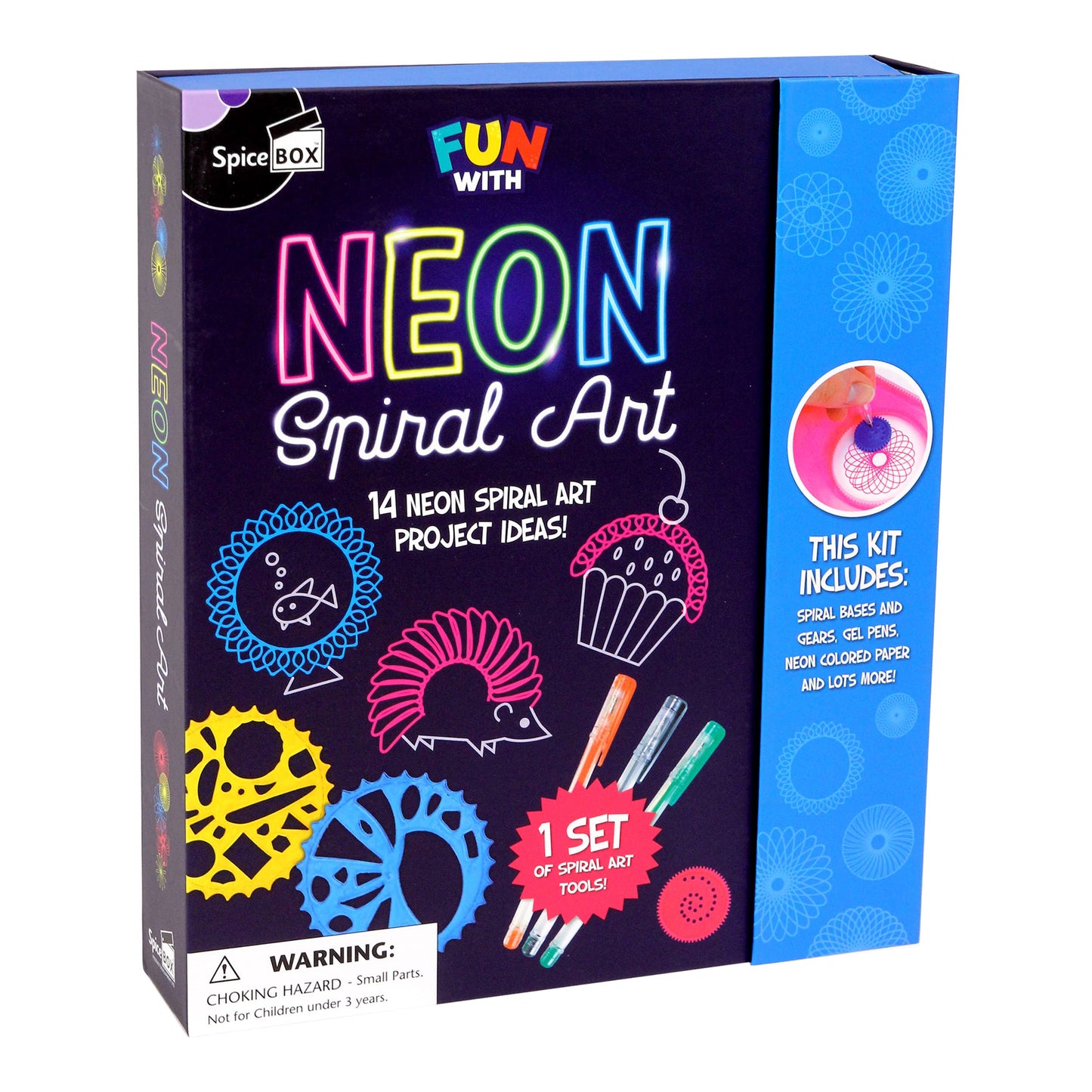 SPICEBOX- NEON SPIRAL ART