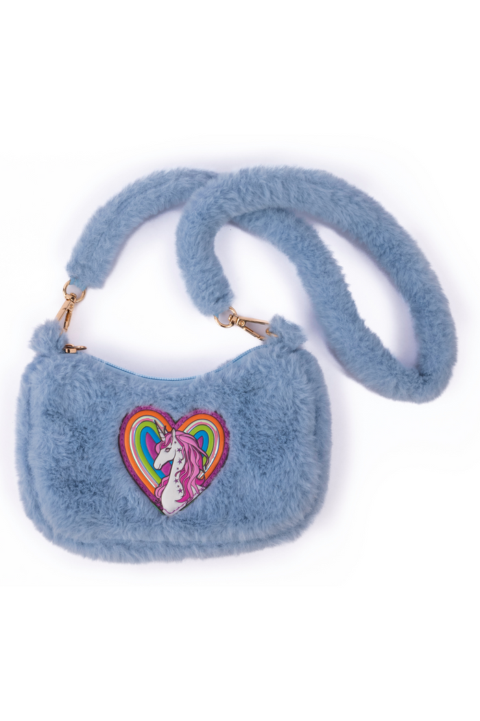 PERIWINKLE RAINBOW PURSE