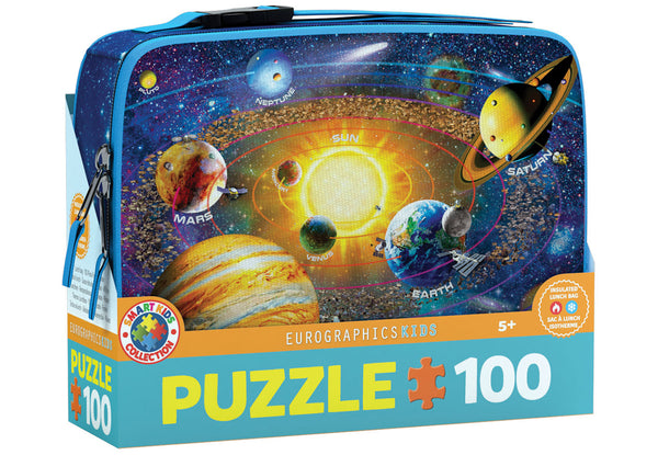 EURO LUNCH BAG PUZZLE-100 PC SOLAR SYSTEM