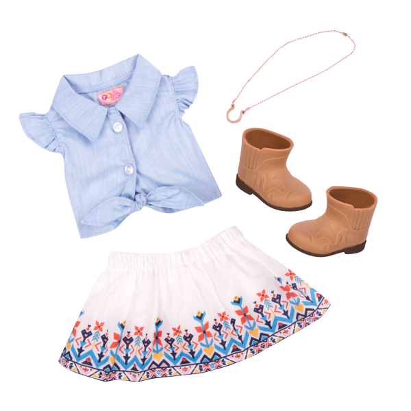 OUR GENERATION MY LUCKY HORSESHOE OUTFIT