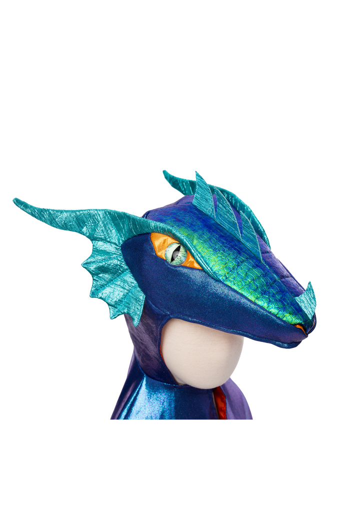 AZURE METALLIC DRAGON CAPE 5-6