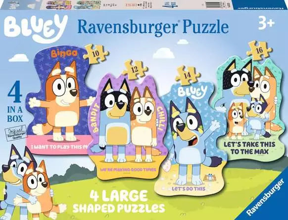 RAVENSBURG SHAPED PUZZLE BLUEY