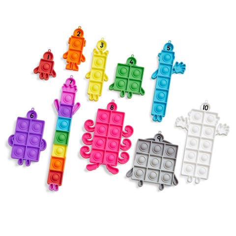 NUMBER BLOCKS SENSORY BUBBLE POPPERS