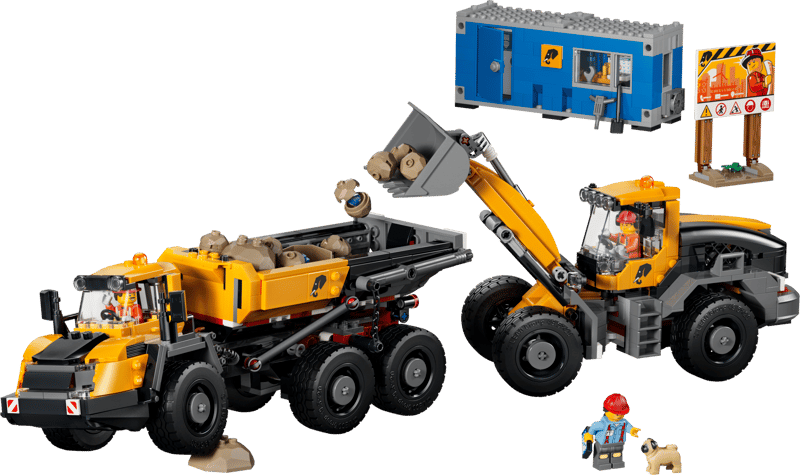 LEGO CITY DUMP TRUCK & FRONT END LOADER