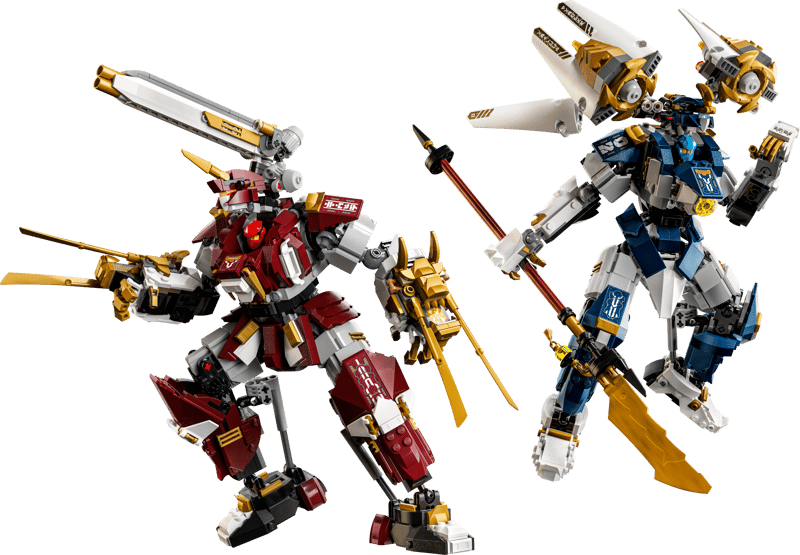 LEGO NINJAGO THE TWIN TITAN MECHS