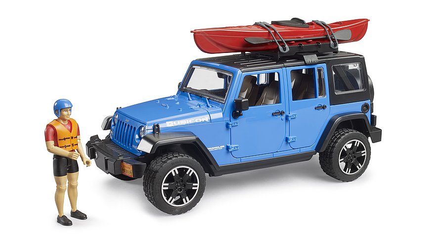 BRUDER WRANGLER RUBICON W/ KAYAK