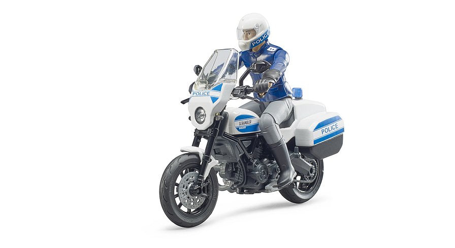 BRUDER SCRAMBLER DUCATI POLICE MOTORCYCLE