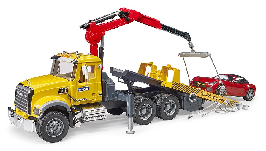 BRUDER MACK GRANITE TOW TRUCK