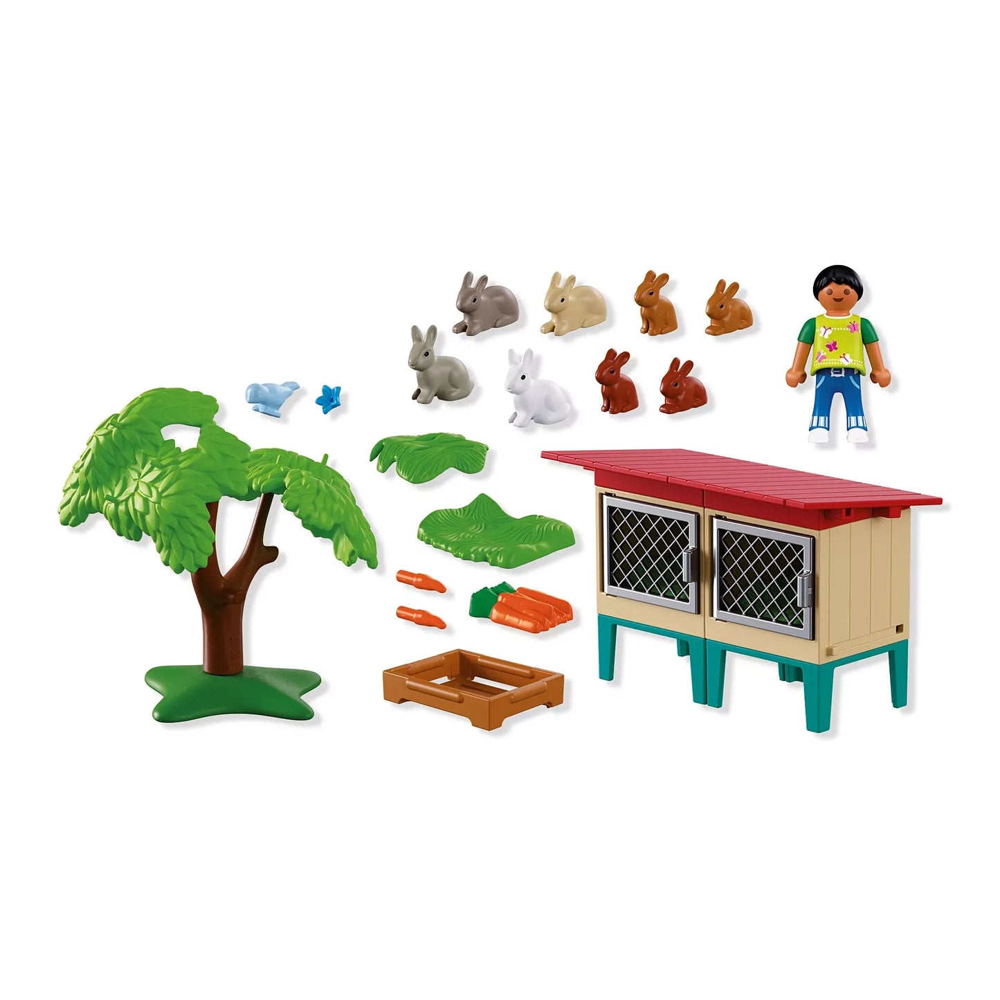 PLAYMOBIL COUNTRY RABBIT HUTCH