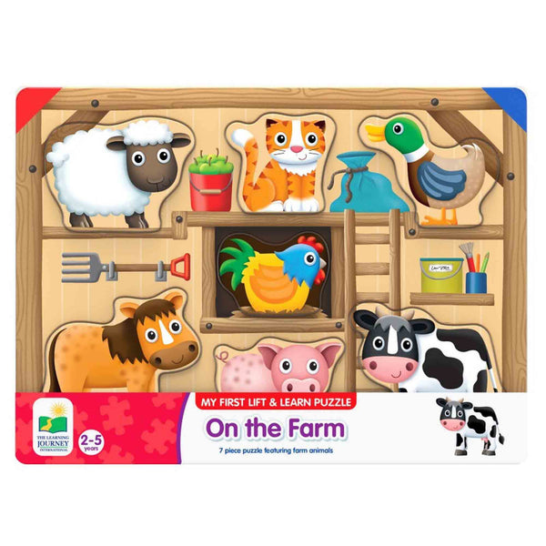 LIFT & LEARN PUZZLE ON THE FARM