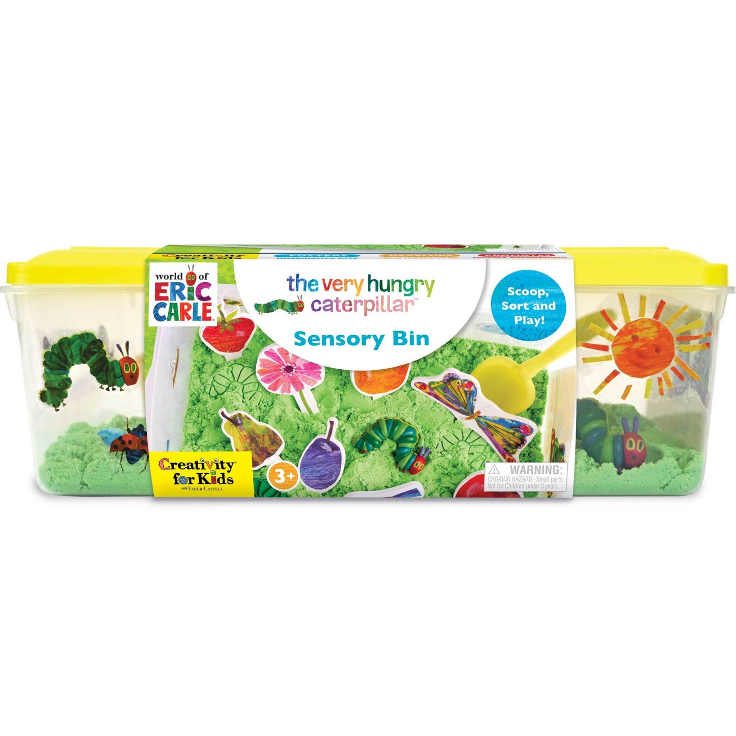C4K SENSORY BIN- THE VERY HUNGRY CATTERPILLAR