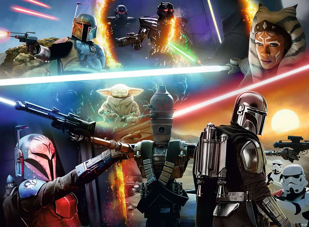 RAVENSBURGER 300 PC THE MANDALORIAN CROSSFIRE
