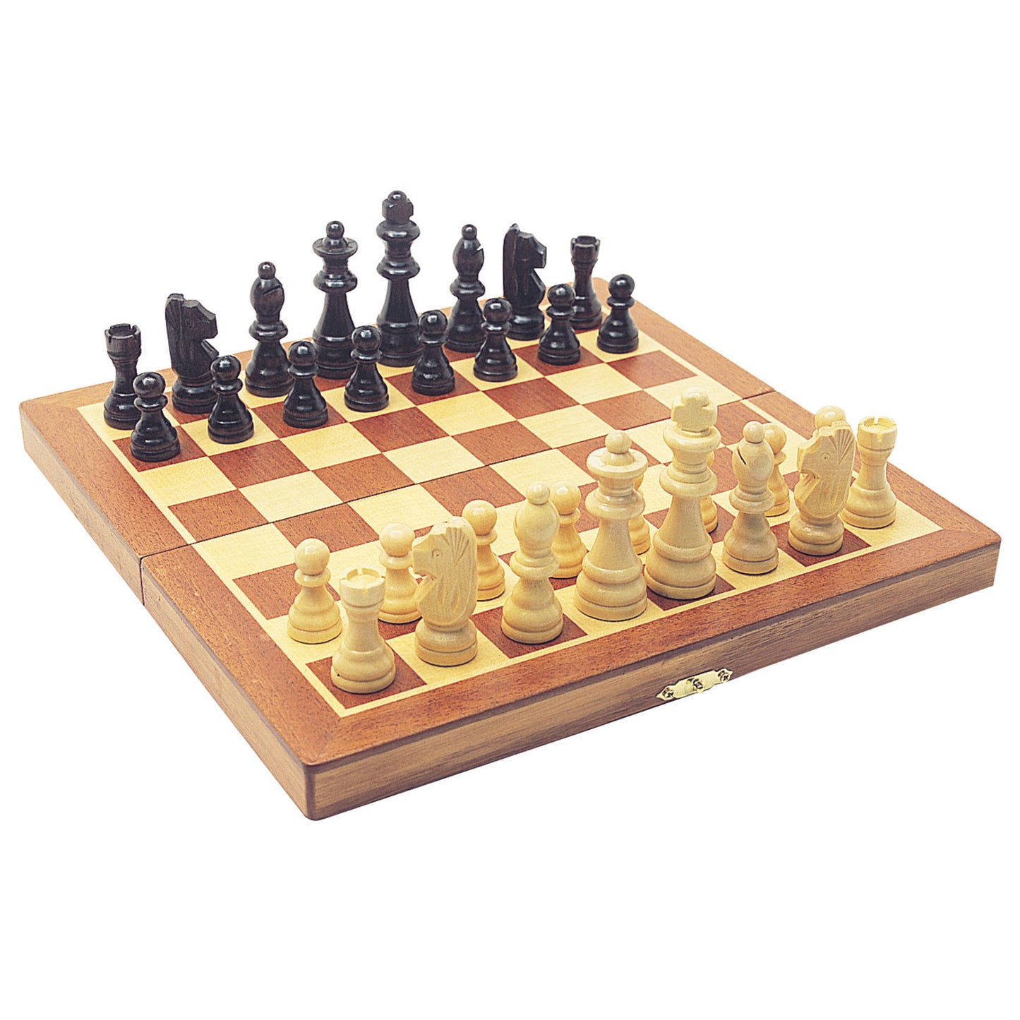 FOLDING WOODEN CHESS SET