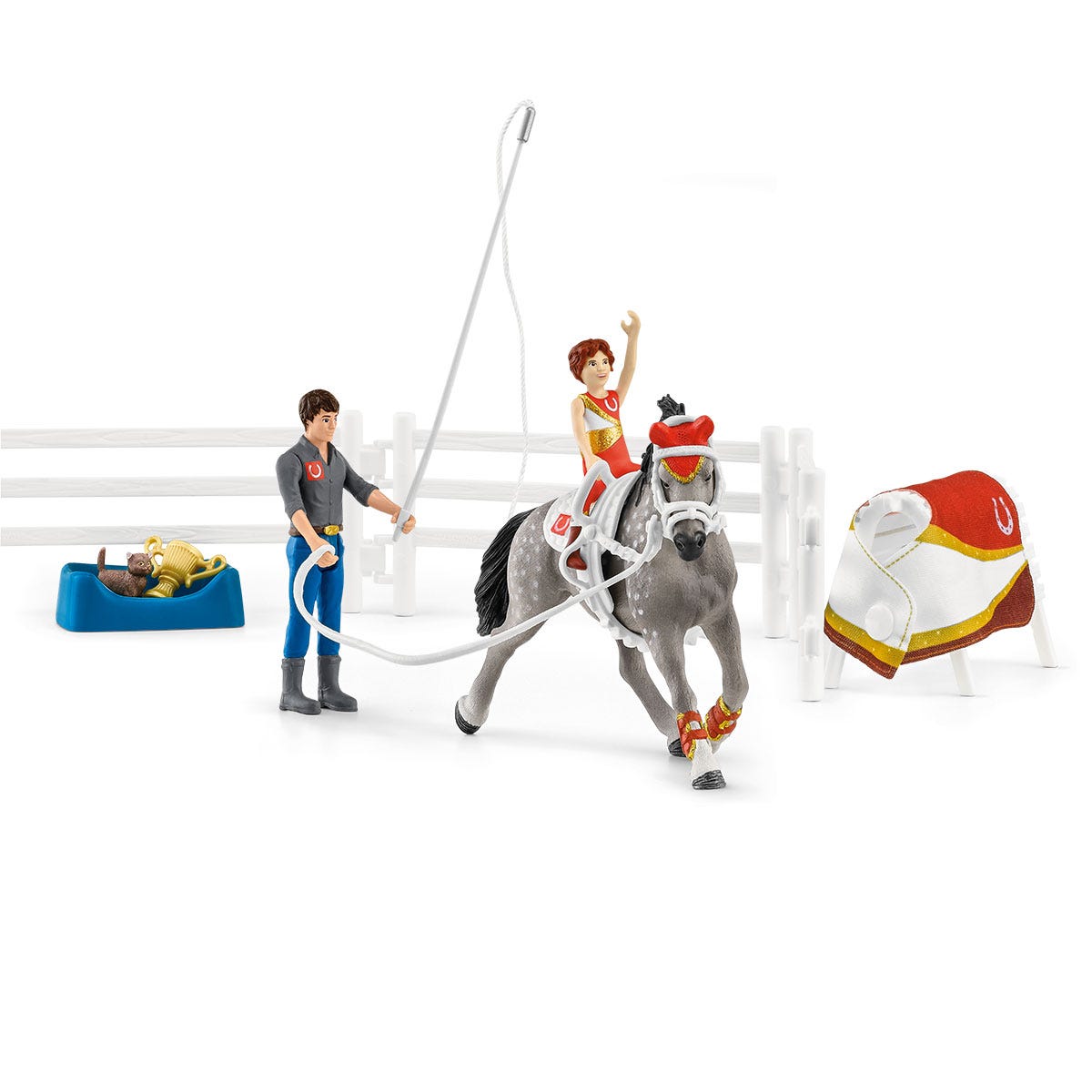 SCHLEICH HORSE CLUB- MIA'S VAULTING RIDING SET