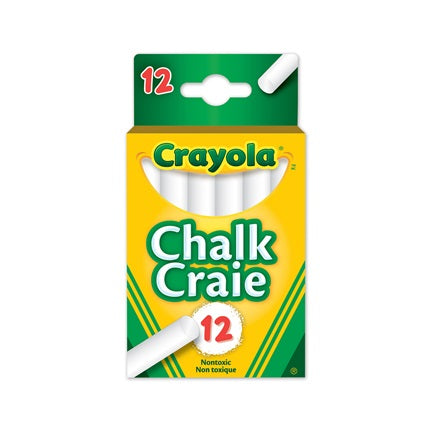 CRAYOLA WHITE CHALK