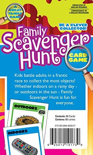 FAMILY SCAVENGER CARD GAME