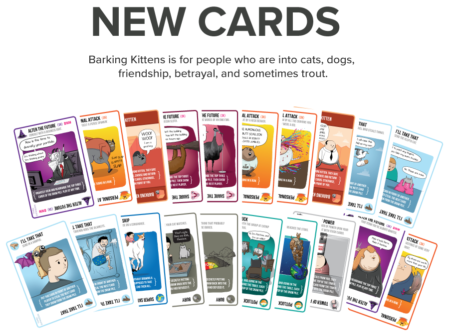 EXPLODING KITTENS BARKING KITTENS