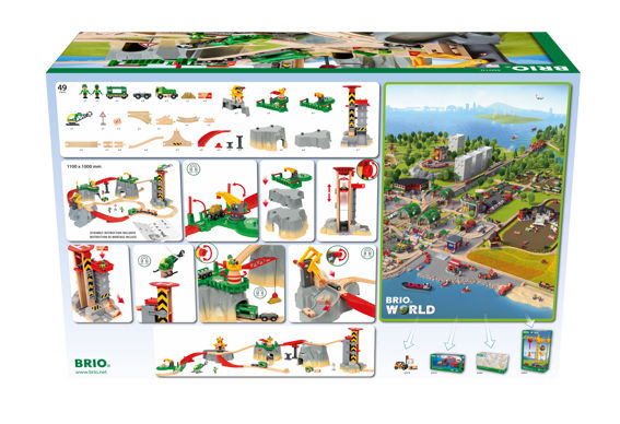 BRIO CARGO MOUNTAIN SET