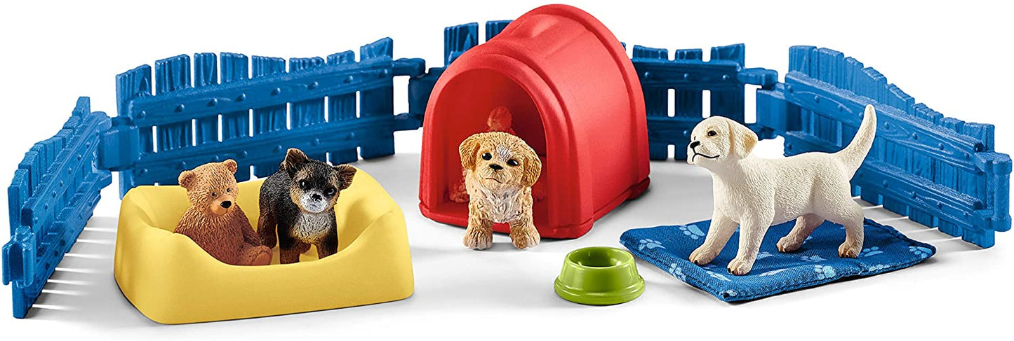 SCHLEICH PUPPY PEN