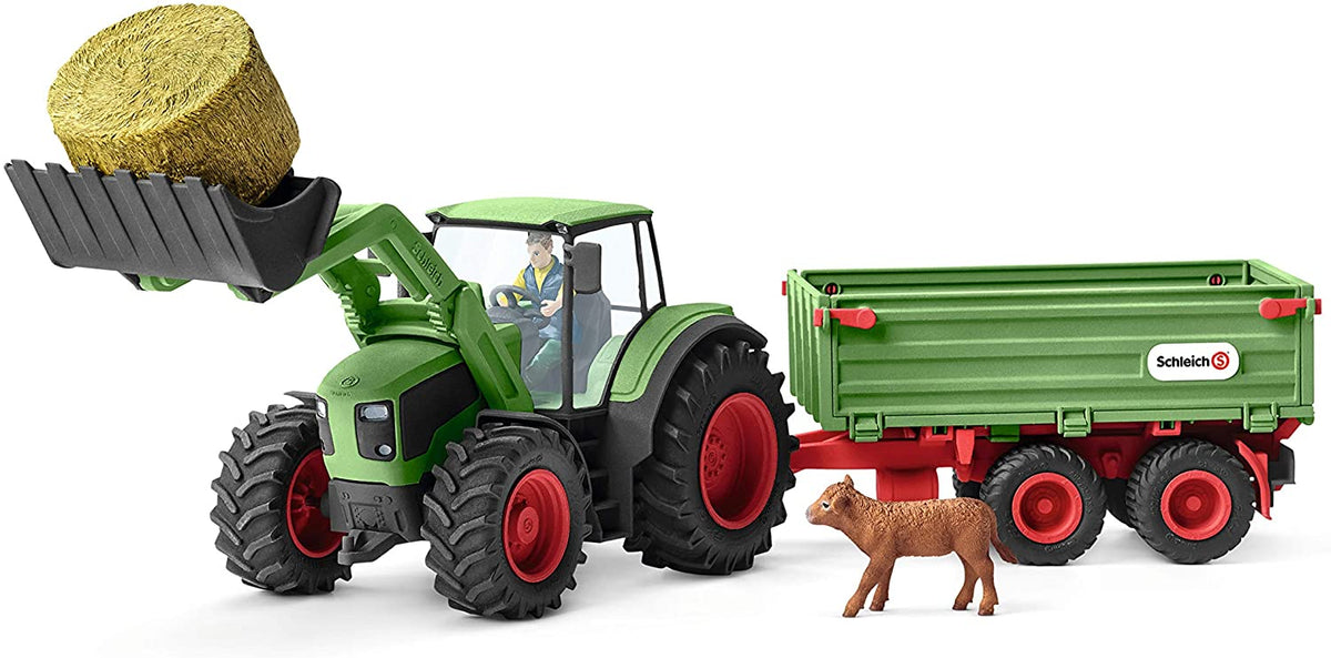SCHLEICH TRACTOR AND TRAILER – Simply Wonderful Toys
