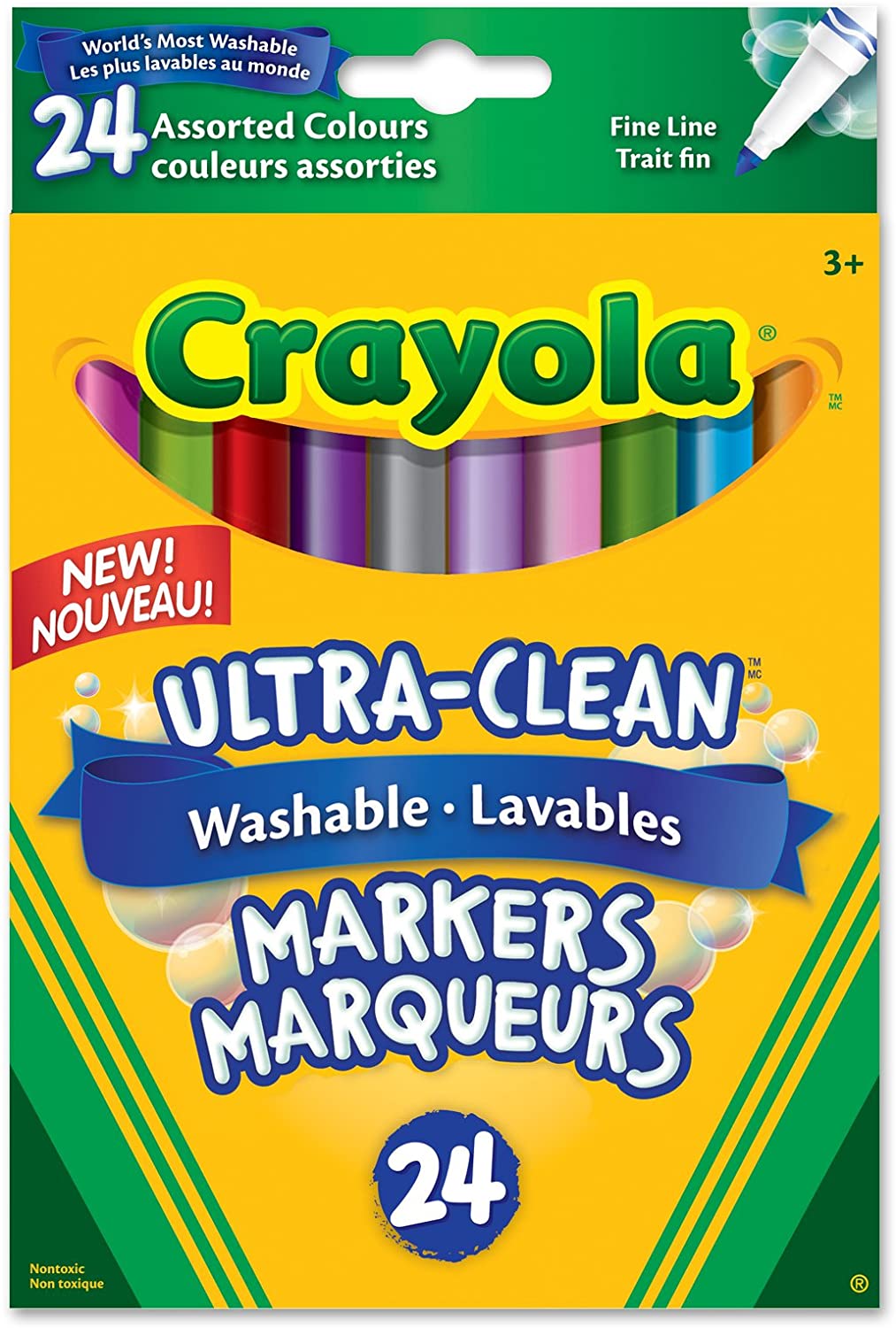 CRAYOLA WASHABLE FINE MARKERS
