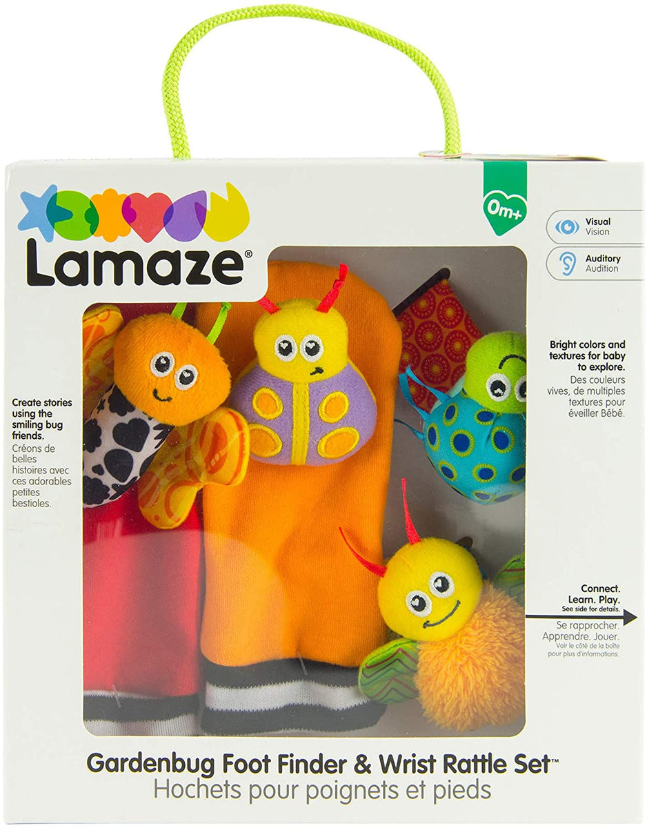 Lamaze - Gardenbug Foot Finder & Wrist Rattle Set - ToymastersMB