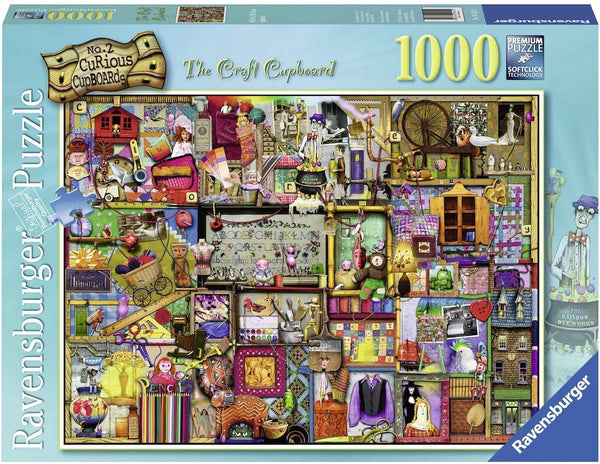 RAVENSBURGER 1000 PC THE CRAFT CUPBOARD