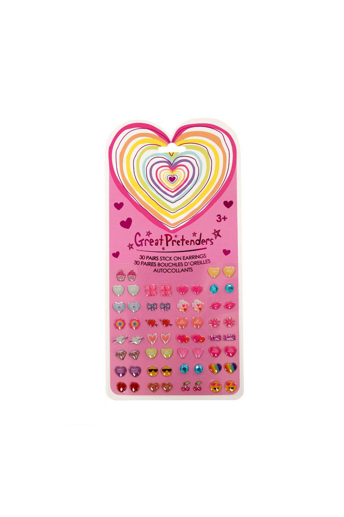 HEART STICKER EARRINGS