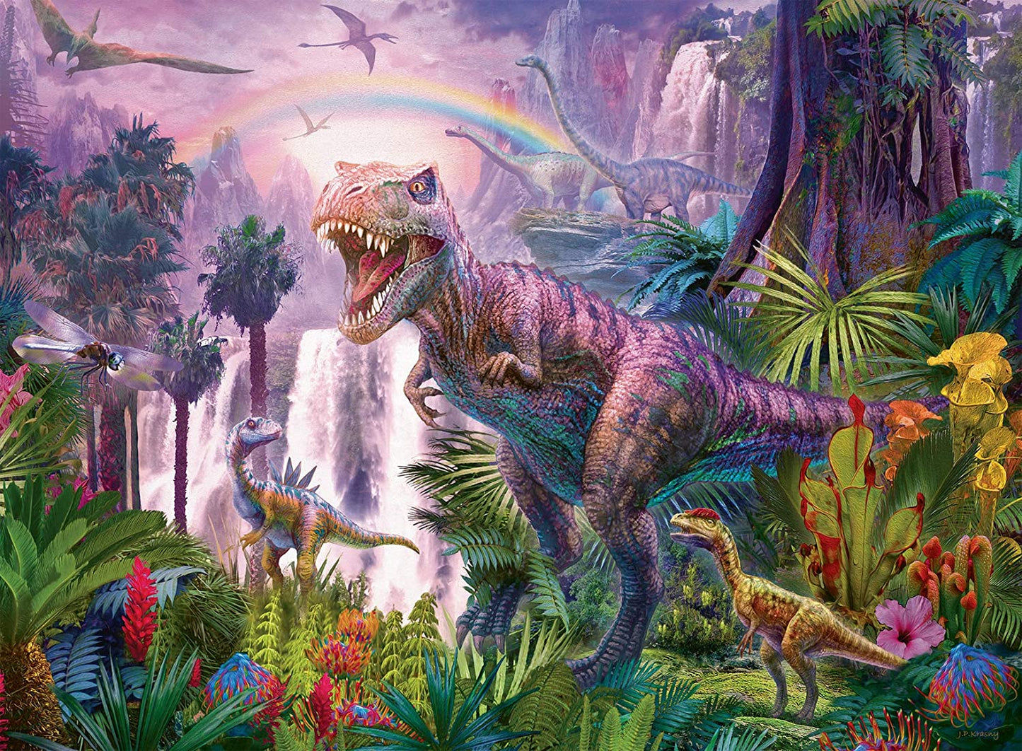 RAVENSBURGER KING OF THE DINOSAURS 200 PC