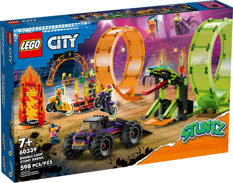 LEGO CITY DOUBLE LOOP STUNT ARENA – Simply Wonderful Toys