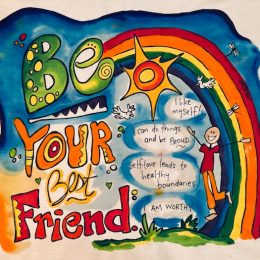 PILLOWCASE PAINTING BE YOUR BEST FRIEND