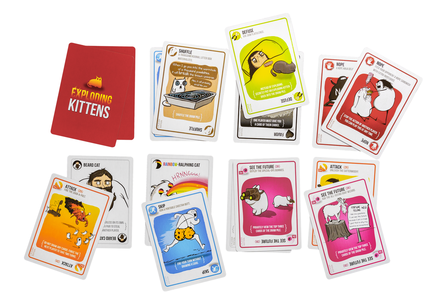 EXPLODING KITTENS 2 PLAYER