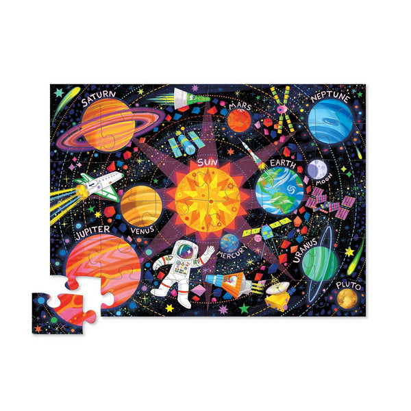 CROCODILE CREEK SPACE EXPLORER FLOOR PUZZLE - 36 PIECES