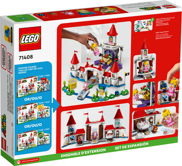 LEGO SUPER MARIO PEACHS CASTLE EXPANSION SET