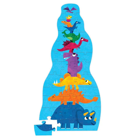 CROCODILE CREEK TOWER PUZZLE DINOSAURS - 30 PIECES