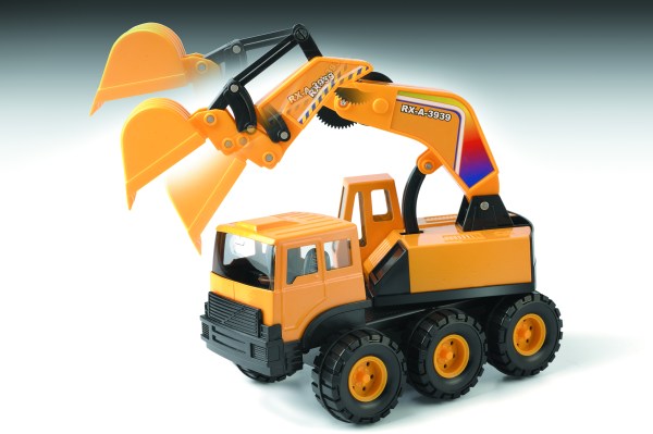 9" METAL BACKHOE TRUCK