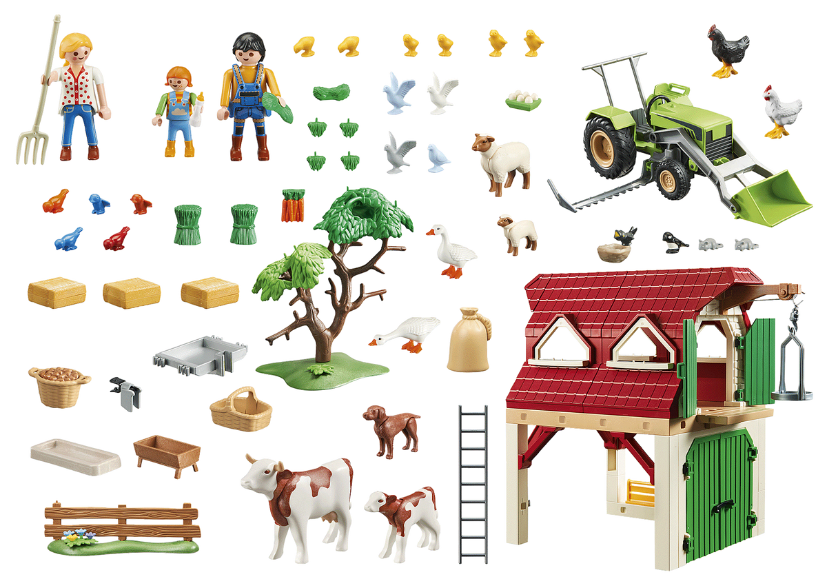 PLAYMOBIL FARM W SMALL ANIMALS Simply Wonderful Toys