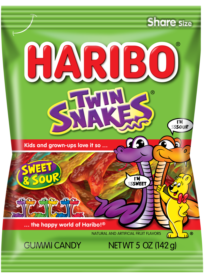 HARIBO GUMMI- TWIN SNAKE