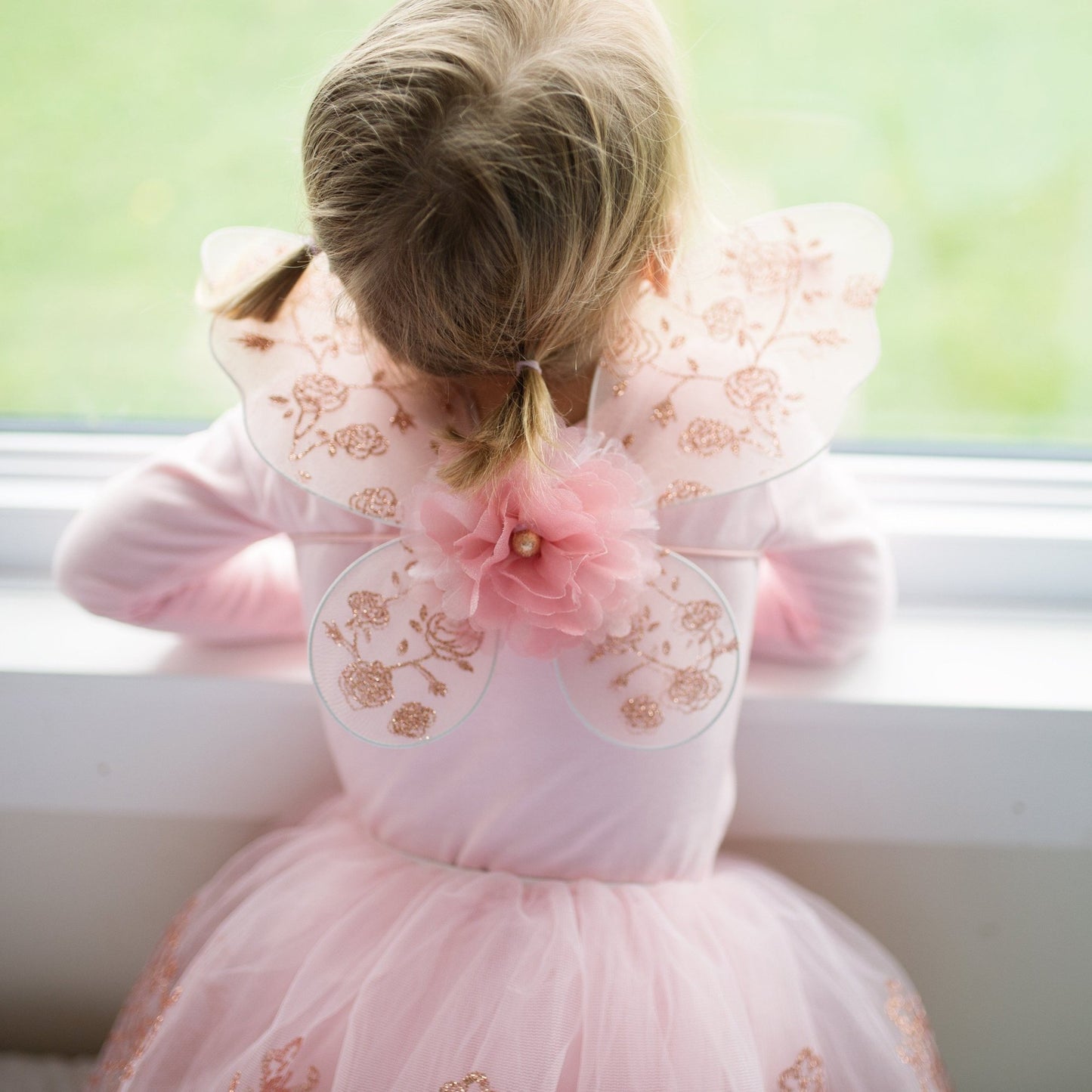 ROSE TUTU W/WINGS
