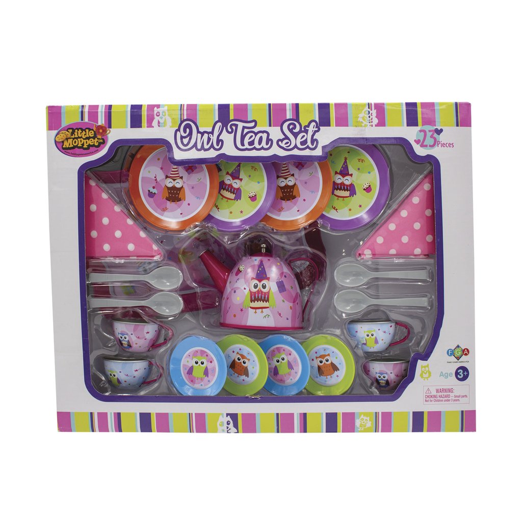 OWL TEA SET 23 PC