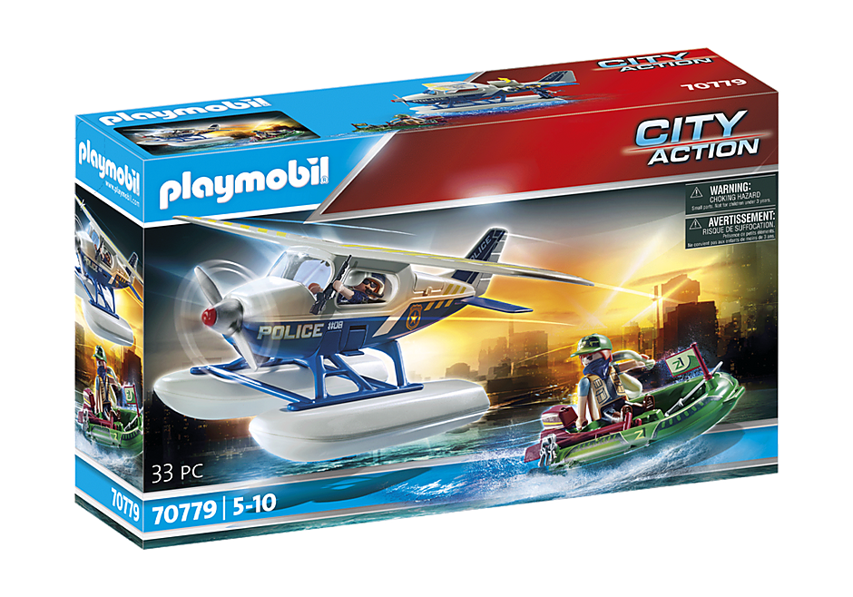 Playmobil plane set sales
