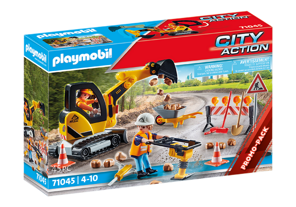 PLAYMOBIL PROMO PACK- ROAD CONSTRUCTION
