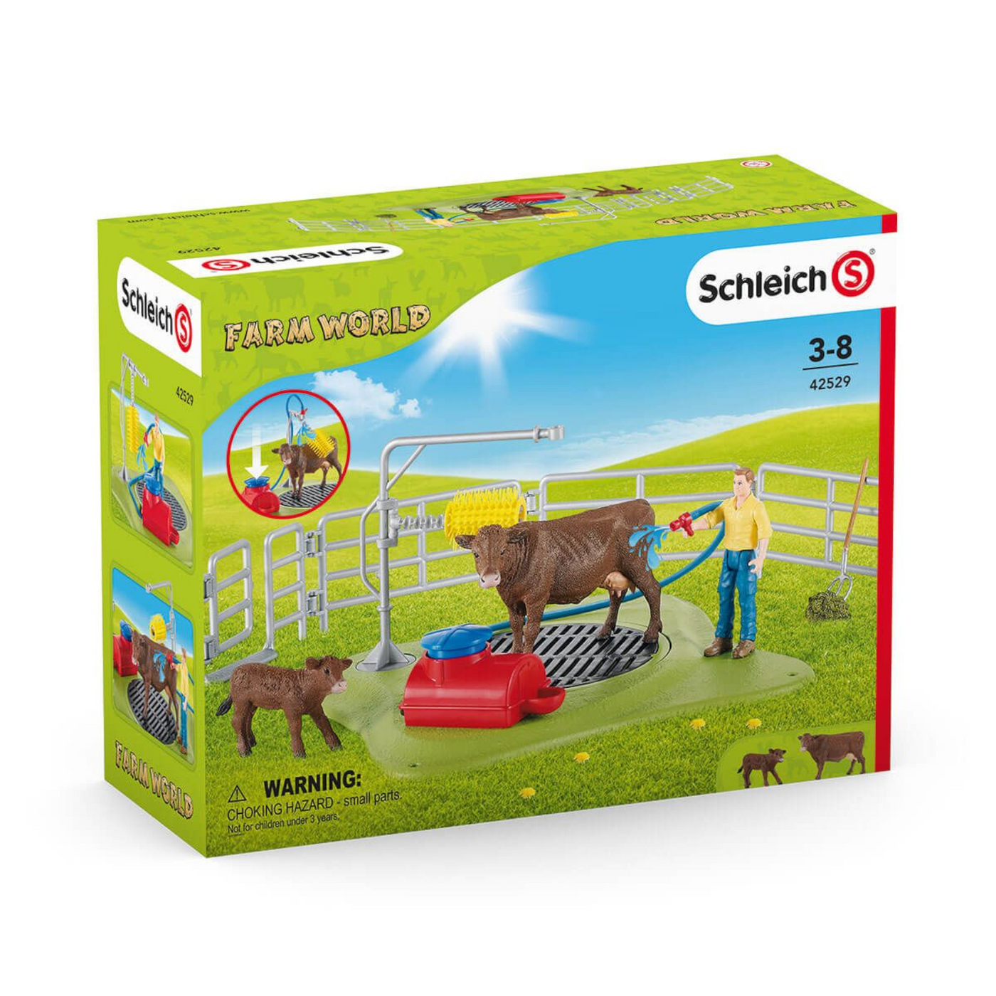 SCHLEICH FARM WORLD HAPPY COW WASH Simply Wonderful Toys