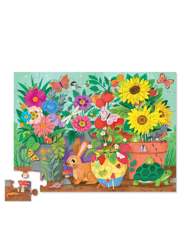 GARDEN FRIENDS FLOOR PUZZLE- 36 PC
