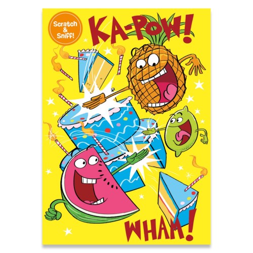 SCRATCH & SNIFF BIRTHDAY CARD FRUIT PUNCH